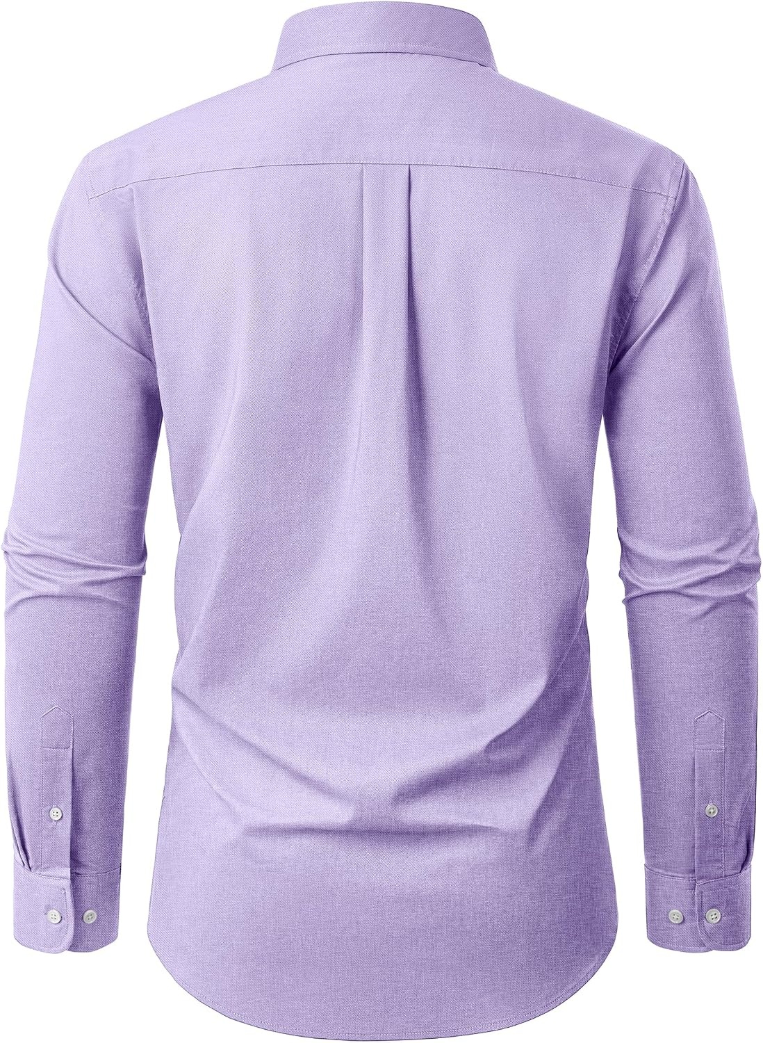 image:imageAlimens amp Gentle Mens Oxford Button Down Shirt with Pocket Stretch FabricWrinkle FreeRegular FitClassicBusiness CasualWeddingLavender