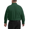Alimens & Gentle Big and Tall Dress Shirts for Men with Pocket(2XL-6XL B＆T) | 4-Way Stretch,Wrinkle-Free,Soft,Breathable,Business Casual,Office Work,Wedding,Formal Event,Interview,Polyester Spandex(Dark Green)