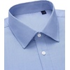 Alimens & Gentle Mens Oxford Button Down Shirt with Pocket | Stretch Fabric,Wrinkle Free,Regular Fit,Classic,Business Casual,Wedding(Light Blue)