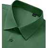 Men’s Dress Shirts Long Sleeve Stretch Wrinkle Free Work Button Down Shirt | Business Formal Office Wedding, Stretch Cotton Solid Fabric To Easy Care , Breathable Comfortable, Spread Collar Regular Fit(Green)
