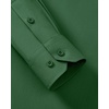 Men’s Dress Shirts Long Sleeve Stretch Wrinkle Free Work Button Down Shirt | Business Formal Office Wedding, Stretch Cotton Solid Fabric To Easy Care , Breathable Comfortable, Spread Collar Regular Fit(Green)