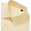 Men’s Dress Shirts Long Sleeve Stretch Wrinkle Free Work Button Down Shirt | Business Formal Office Wedding, Stretch Cotton Solid Fabric To Easy Care , Breathable Comfortable, Spread Collar Regular Fit(Yellow)