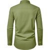 Men’s Dress Shirts Long Sleeve Stretch Wrinkle Free Work Button Down Shirt | Business Formal Office Wedding, Stretch Cotton Solid Fabric To Easy Care , Breathable Comfortable, Spread Collar Regular Fit(Olive Green)