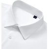 Men’s Dress Shirts Long Sleeve Stretch Wrinkle Free Work Button Down Shirt | Business Formal Office Wedding, Stretch Cotton Solid Fabric To Easy Care , Breathable Comfortable, Spread Collar Regular Fit(White)