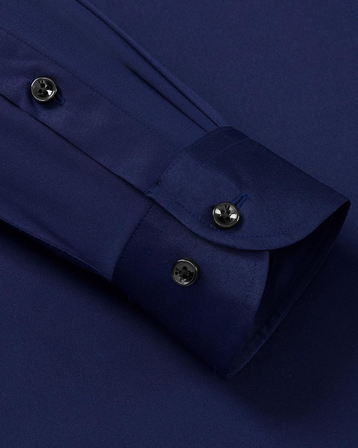 image:imageMens Dress Shirt Long Sleeve Wrinkle Free Stretch Button Down Shirts Non Iron Regular Fit Solid Color Button Up for Business Casual Wedding Office Work Party Dating Interview Meeting FormalNavy Blue