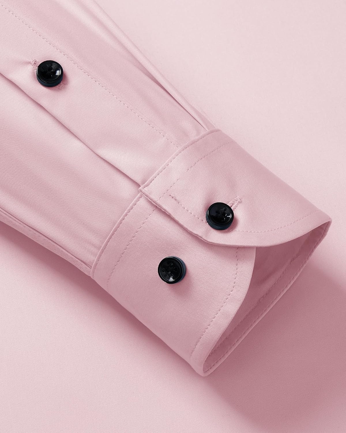 image:imageMens Dress Shirt Long Sleeve Wrinkle Free Stretch Button Down Shirts Non Iron Regular Fit Solid Color Button Up for Business Casual Wedding Office Work Party Dating Interview Meeting FormalPink
