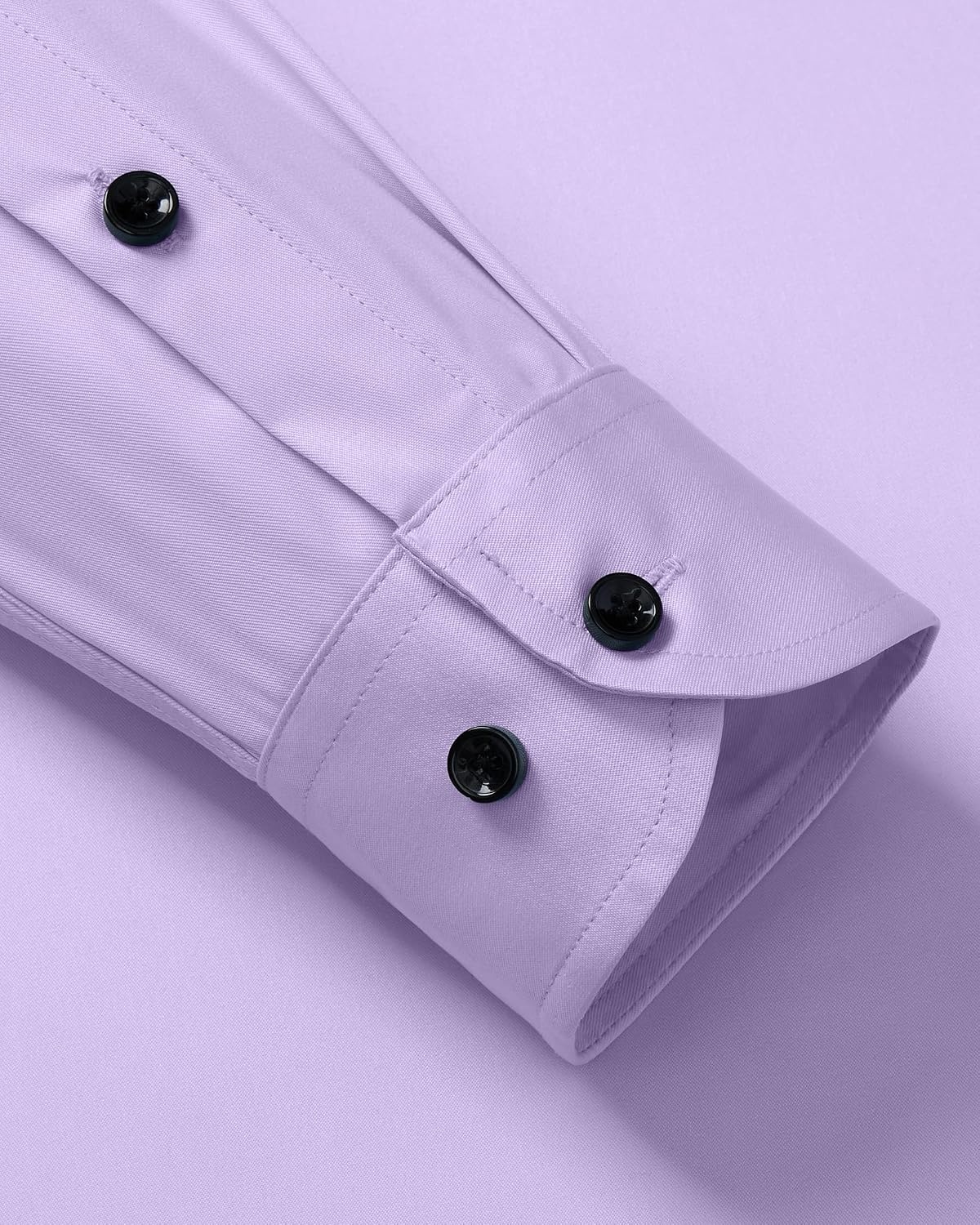 image:imageMens Dress Shirt Long Sleeve Wrinkle Free Stretch Button Down Shirts Non Iron Regular Fit Solid Color Button Up for Business Casual Wedding Office Work Party Dating Interview Meeting FormalLavender