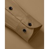 Mens Dress Shirt Long Sleeve Wrinkle Free Stretch Button Down Shirts | Non Iron, Regular Fit Solid Color Button Up, for Business Casual Wedding Office Work Party Dating Interview Meeting Formal(Khaki)