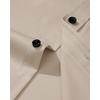 Mens Dress Shirt Long Sleeve Wrinkle Free Stretch Button Down Shirts | Non Iron, Regular Fit Solid Color Button Up, for Business Casual Wedding Office Work Party Dating Interview Meeting Formal(Tan)