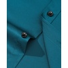 Mens Dress Shirt Long Sleeve Wrinkle Free Stretch Button Down Shirts | Non Iron, Regular Fit Solid Color Button Up, for Business Casual Wedding Office Work Party Dating Interview Meeting Formal(Teal)