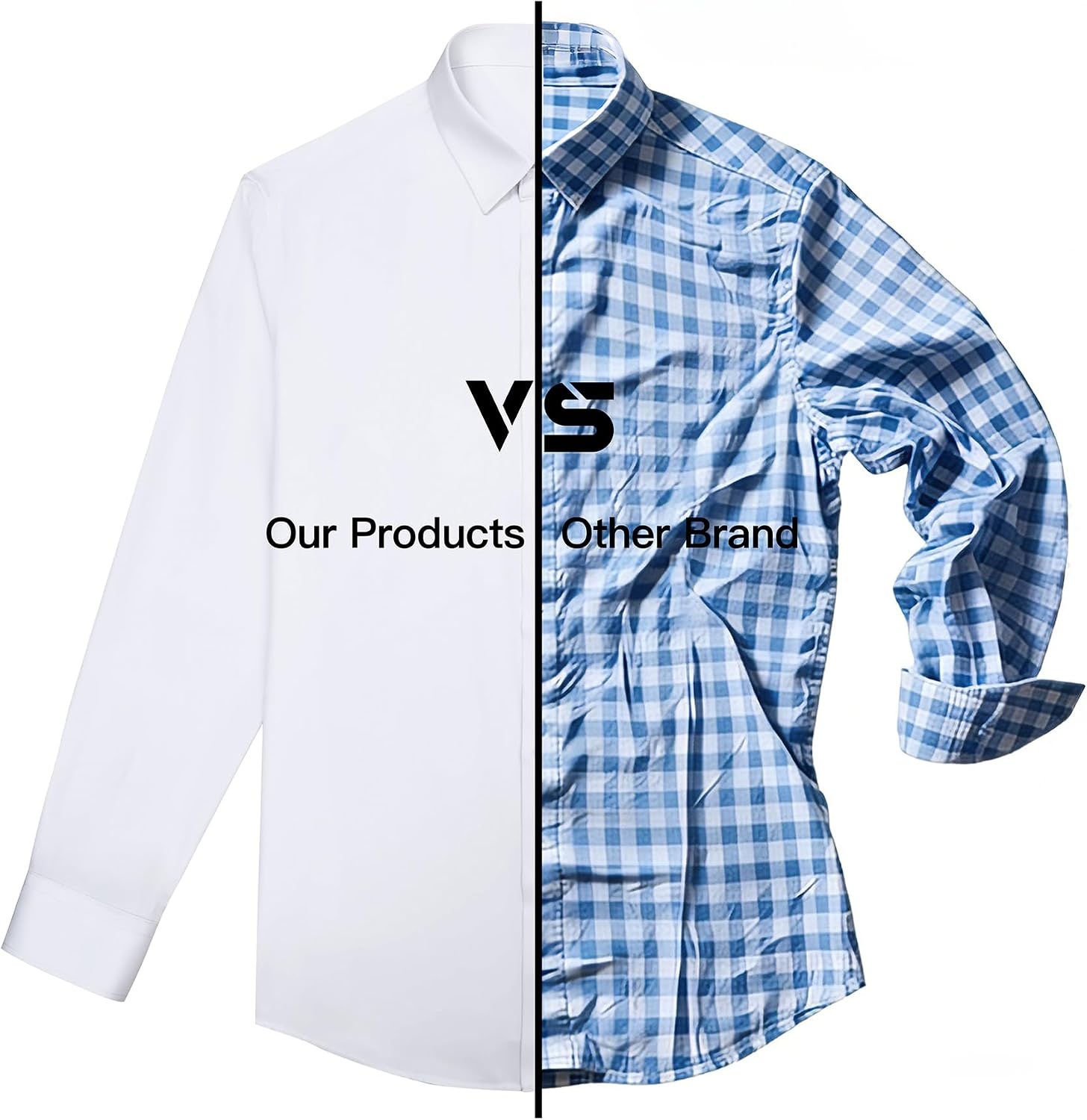 image:imageMens Dress Shirts Wrinkle Free Stretch Long Sleeve Shirt Business Casual wrinkle free stretch breathable comfortable spread collar regular fit can be worn yearround business meeting weddingWhite