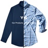 Mens Dress Shirts Wrinkle Free Stretch Long Sleeve Shirt Business Casual | wrinkle free stretch , breathable comfortable , spread collar regular fit , can be worn year-round , business meeting wedding(Navy Blue)