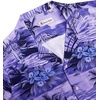 Mens Hawaiian Shirt Summer Beach Casual Short Sleeve Button Down Shirts | Aloha Tropical Print, Cuban Collar, Relaxed Fit, for Vacation Beach Party Luau, Cruise, Holiday, Summer Outdoor Wedding(Purple Beach)