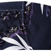Mens Hawaiian Shirt Summer Beach Casual Short Sleeve Button Down Shirts | Aloha Tropical Print, Cuban Collar, Relaxed Fit, for Vacation Beach Party Luau, Cruise, Holiday, Summer Outdoor Wedding(Dark Purple)