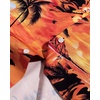 Mens Hawaiian Shirt Summer Beach Casual Short Sleeve Button Down Shirts | Aloha Tropical Print, Cuban Collar, Relaxed Fit, for Vacation Beach Party Luau, Cruise, Holiday, Summer Outdoor Wedding(Dusk)