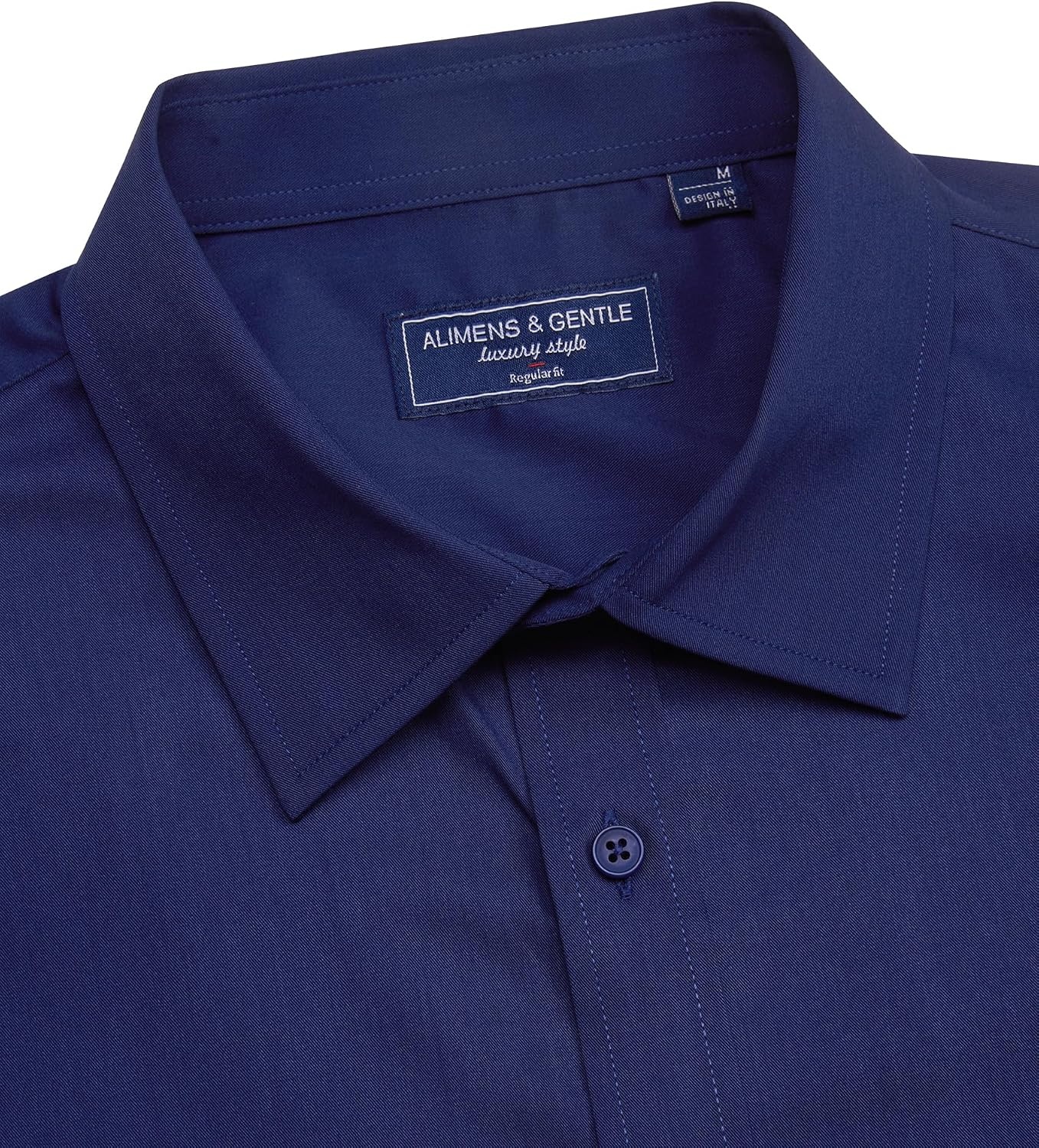 image:imageAlimens amp Gentle Mens Dress Shirt Short Sleeve Pocket Button Down ShirtNavy Blue