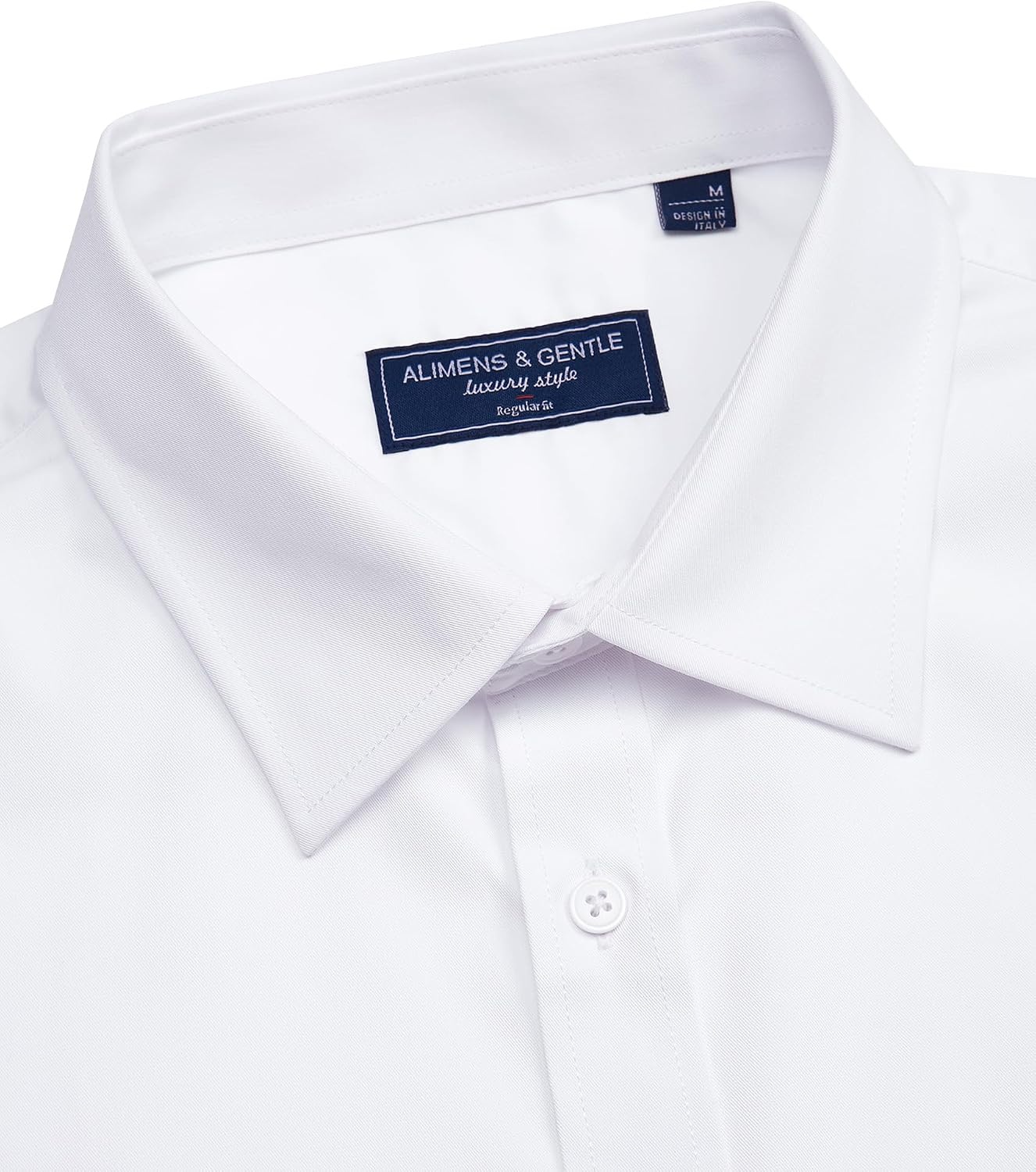image:imageAlimens amp Gentle Mens Dress Shirt Short Sleeve Pocket Button Down ShirtWhite