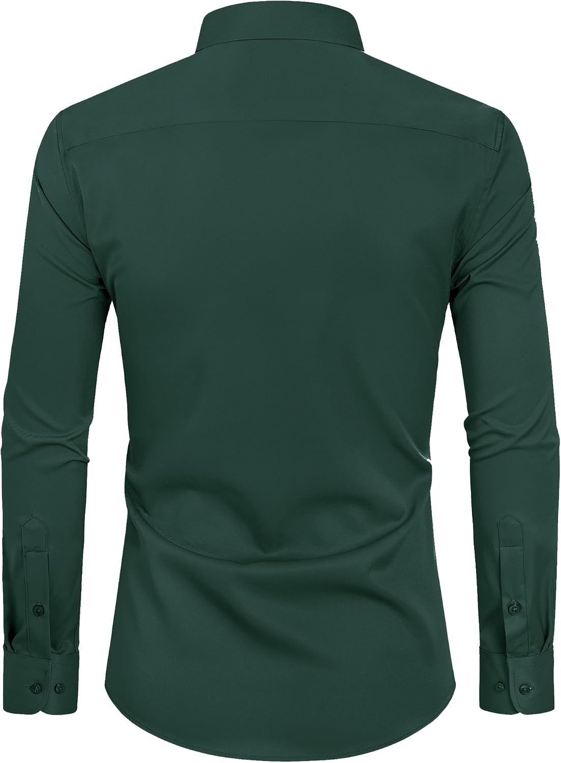 image:imageAlimens amp Gentle Mens Stain Shield Dress Shirts Slim Fit Button Down ShirtEmerald Green