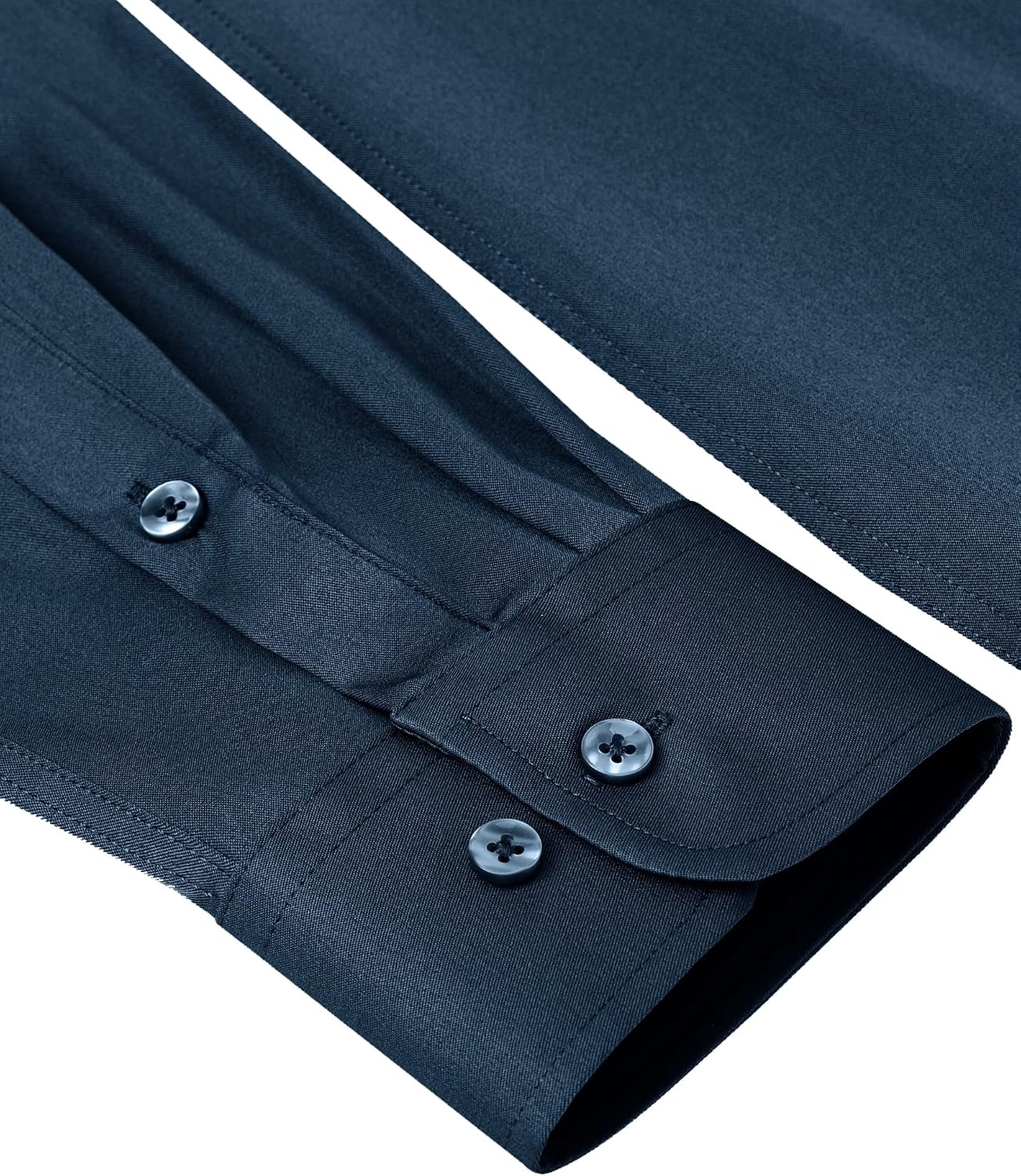image:imageAlimens amp Gentle Mens Stain Shield Dress Shirts Slim Fit Button Down ShirtLight Navy