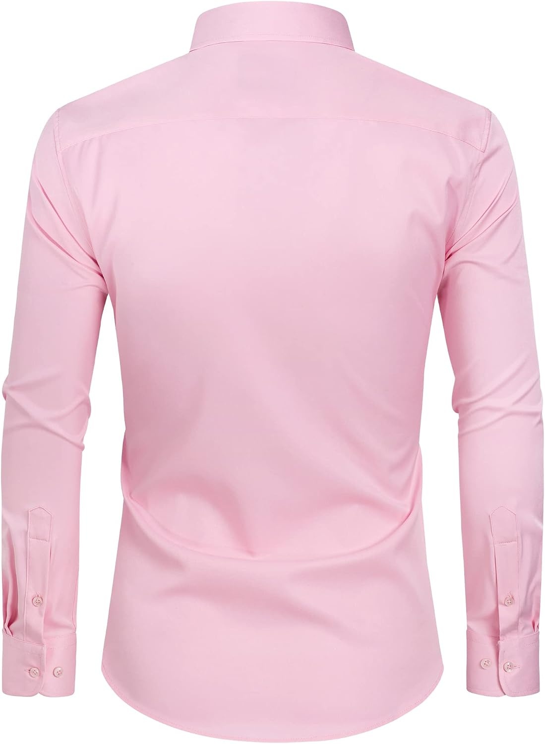 image:imageAlimens amp Gentle Mens Stain Shield Dress Shirts Slim Fit Button Down ShirtPink