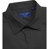 Alimens & Gentle Mens Dress Shirt Short Sleeve Pocket Button Down Shirt(Black)