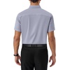 Alimens & Gentle Mens Dress Shirt Short Sleeve Pocket Button Down Shirt(Grey)