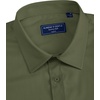Alimens & Gentle Mens Dress Shirt Short Sleeve Pocket Button Down Shirt(Olive)