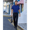 Alimens & Gentle Mens Dress Shirt Short Sleeve Pocket Button Down Shirt(Royal Blue)