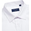 Alimens & Gentle Mens Dress Shirt Short Sleeve Pocket Button Down Shirt(White)
