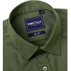 Alimens & Gentle Mens Stain Shield Dress Shirts Slim Fit Button Down Shirt(Army Green)