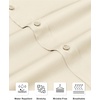 Alimens & Gentle Mens Stain Shield Dress Shirts Slim Fit Button Down Shirt(Beige)