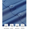 Alimens & Gentle Mens Stain Shield Dress Shirts Slim Fit Button Down Shirt(Blue Mood)