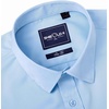 Alimens & Gentle Mens Stain Shield Dress Shirts Slim Fit Button Down Shirt(Blue Sky)