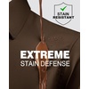 Alimens & Gentle Mens Stain Shield Dress Shirts Slim Fit Button Down Shirt(Brown)