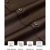 Alimens & Gentle Mens Stain Shield Dress Shirts Slim Fit Button Down Shirt(Brown)