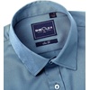 Alimens & Gentle Mens Stain Shield Dress Shirts Slim Fit Button Down Shirt(Denim Blue)