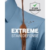 Alimens & Gentle Mens Stain Shield Dress Shirts Slim Fit Button Down Shirt(Denim Blue)