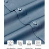 Alimens & Gentle Mens Stain Shield Dress Shirts Slim Fit Button Down Shirt(Denim Blue)