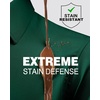 Alimens & Gentle Mens Stain Shield Dress Shirts Slim Fit Button Down Shirt(Forest Green)