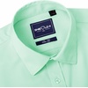 Alimens & Gentle Mens Stain Shield Dress Shirts Slim Fit Button Down Shirt(Grass Green)