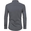 Alimens & Gentle Mens Stain Shield Dress Shirts Slim Fit Button Down Shirt(Grey)