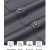 Alimens & Gentle Mens Stain Shield Dress Shirts Slim Fit Button Down Shirt(Grey)