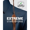 Alimens & Gentle Mens Stain Shield Dress Shirts Slim Fit Button Down Shirt(Light Navy)