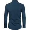 Alimens & Gentle Mens Stain Shield Dress Shirts Slim Fit Button Down Shirt(Light Navy)