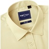 Alimens & Gentle Mens Stain Shield Dress Shirts Slim Fit Button Down Shirt(Light Yellow)