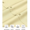 Alimens & Gentle Mens Stain Shield Dress Shirts Slim Fit Button Down Shirt(Light Yellow)