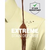 Alimens & Gentle Mens Stain Shield Dress Shirts Slim Fit Button Down Shirt(Light Yellow)