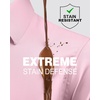 Alimens & Gentle Mens Stain Shield Dress Shirts Slim Fit Button Down Shirt(Pink)
