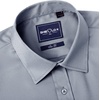 Alimens & Gentle Mens Stain Shield Dress Shirts Slim Fit Button Down Shirt(Sliver Grey)