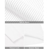 Alimens & Gentle Mens Turtleneck Sweater Slim Fit Cable Knitted Casual Pullover Lightweight Ribbed Long Sleeve Sweaters(White)